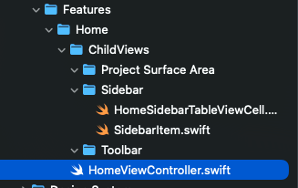 Project file structure