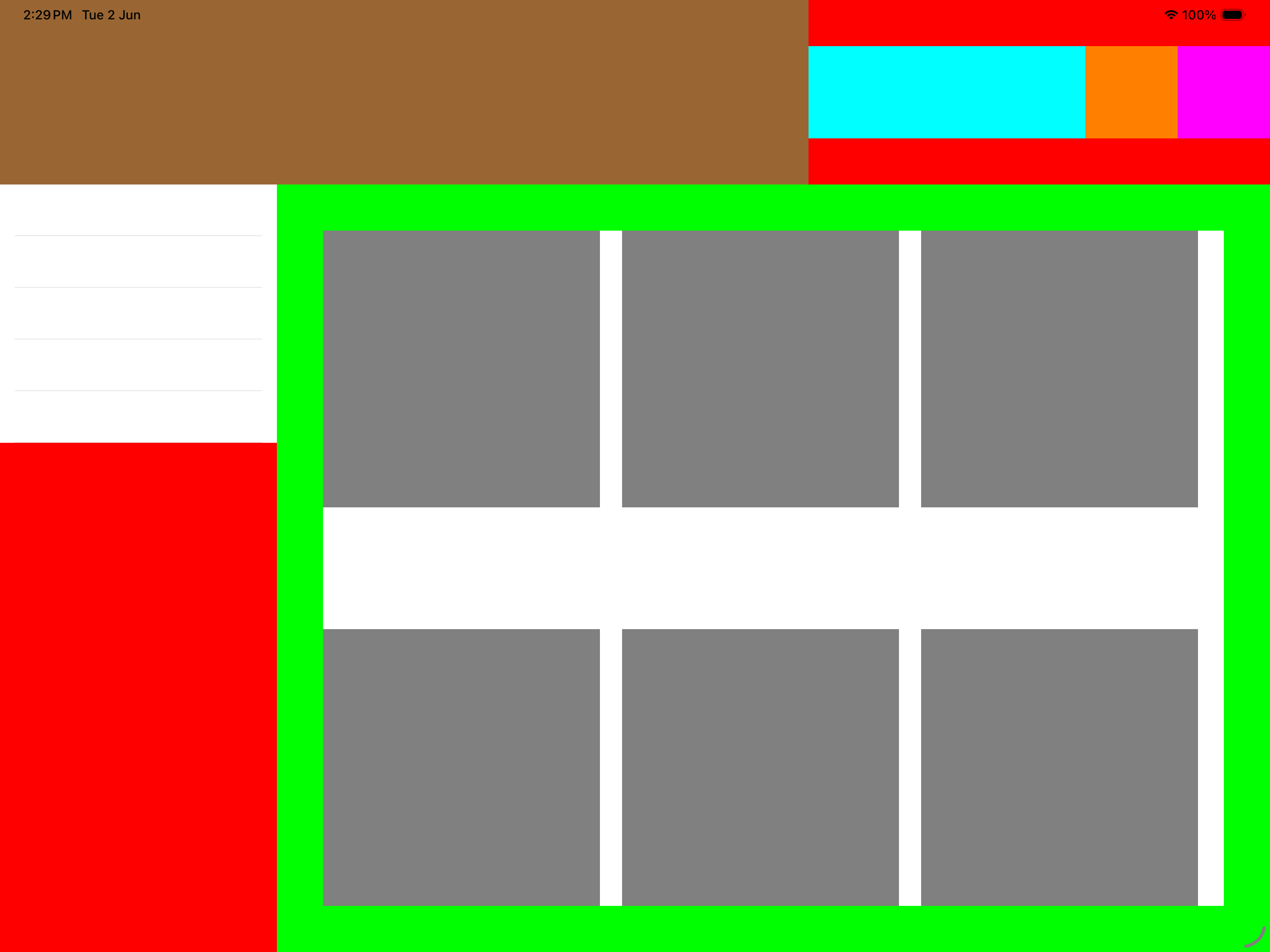HomeViewController layout